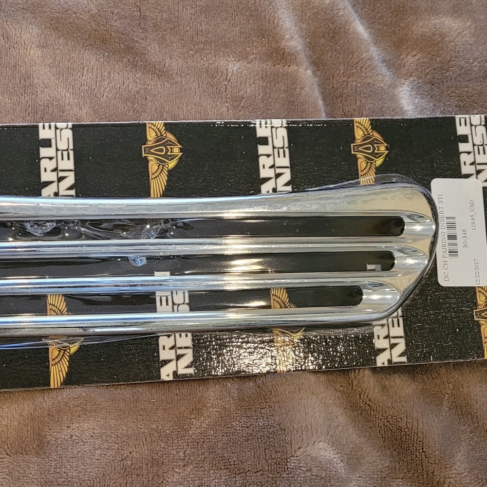 Arlen Ness Fairing Insert Chrome Deep Cut 30-346